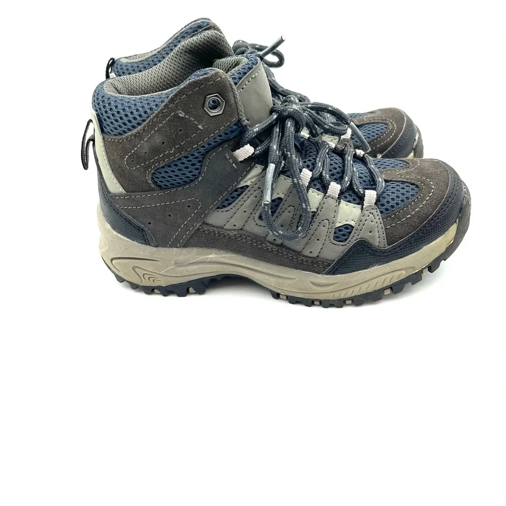 Cherokee Kids High-Top Boots - Gray and Blue